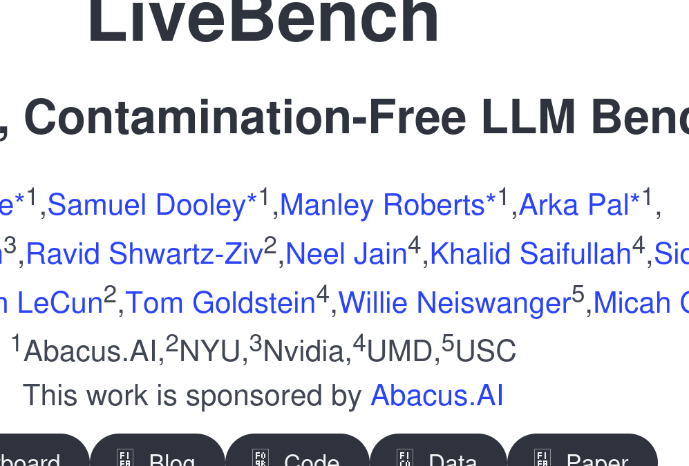 LiveBench.ai