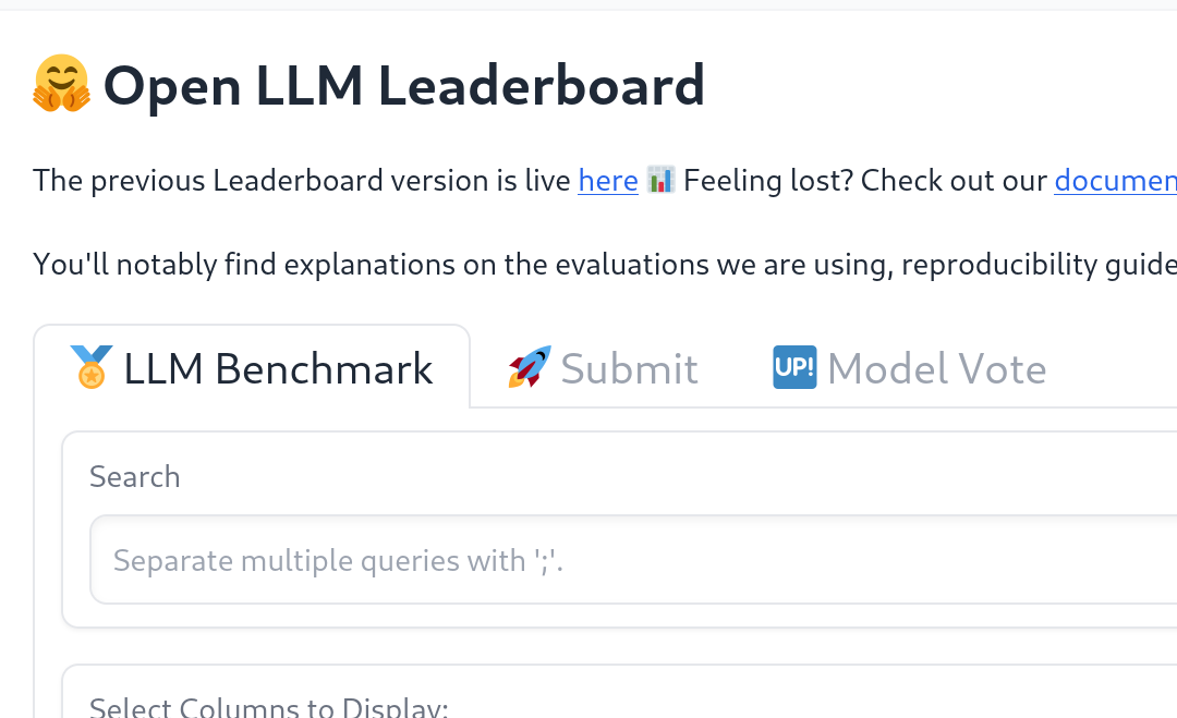 Open LLM Leaderboard